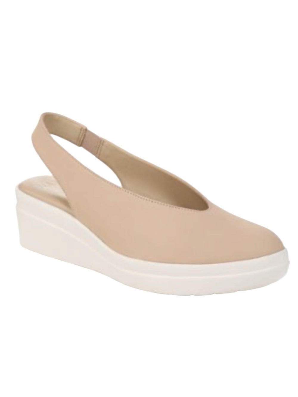 Naturalizer Slingback Leather Wedge Size 9.5 Wide NEW